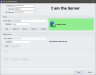 Screenshot of DB Setup displaying I am the Server