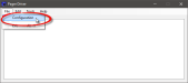 Pager Driver Interface File Menu