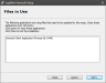 Screenshot of dialog notifiying user there are files in use